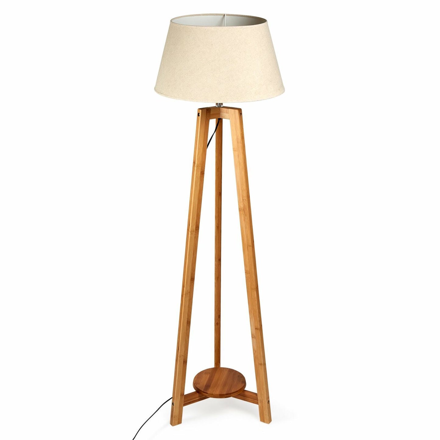 Bamboo Tripod Floor Lamp