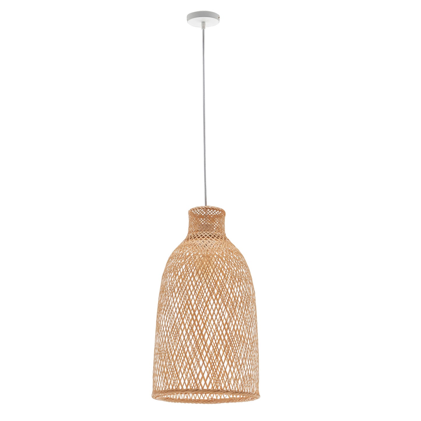 Bamboo Cone Shaped Light Pendant