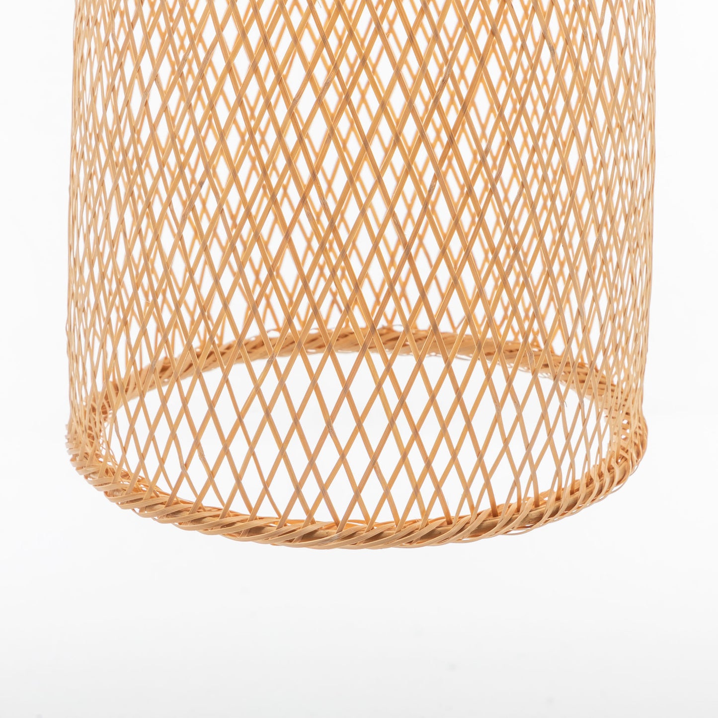 Bamboo Cone Shaped Light Pendant