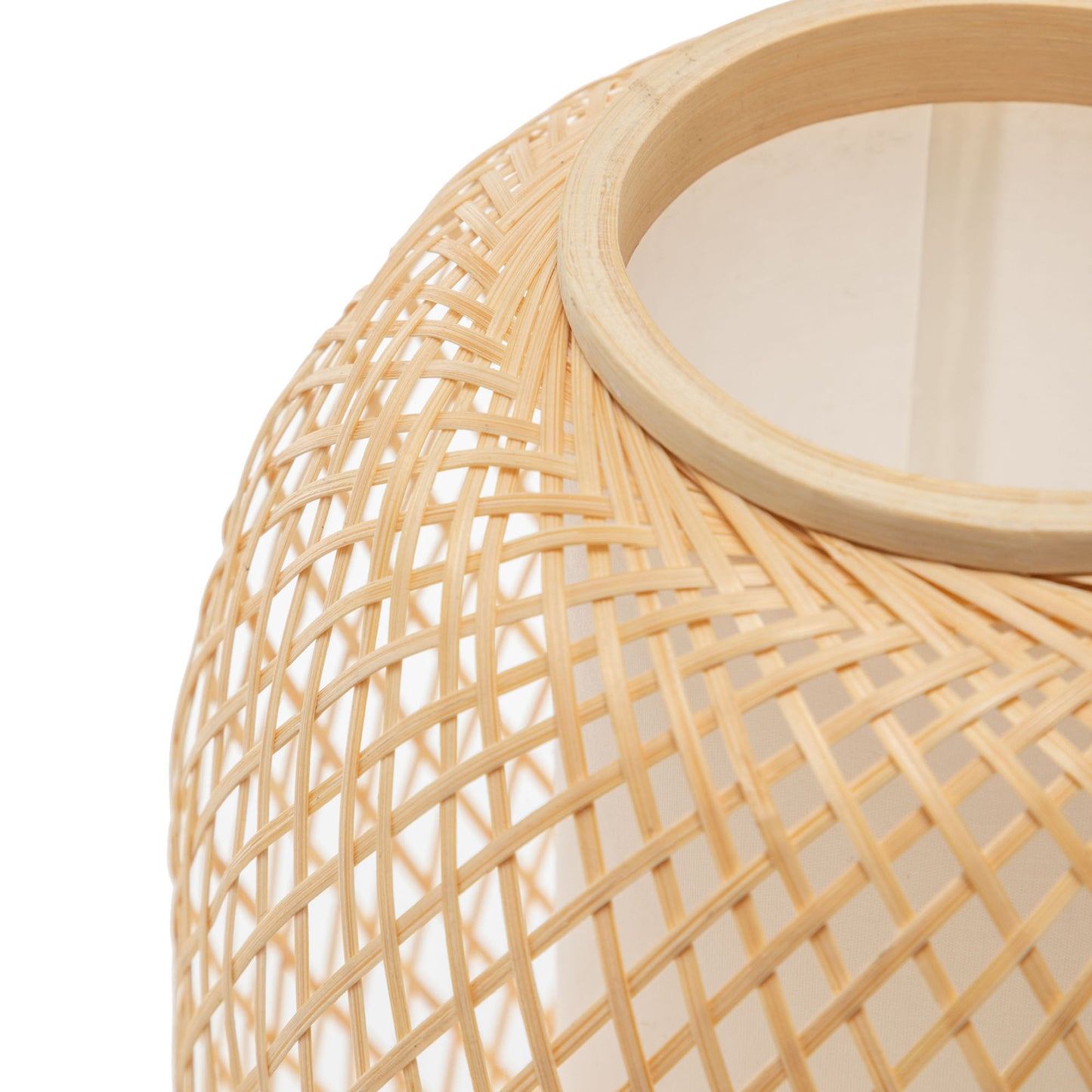 Oval Bamboo Lamp Shade