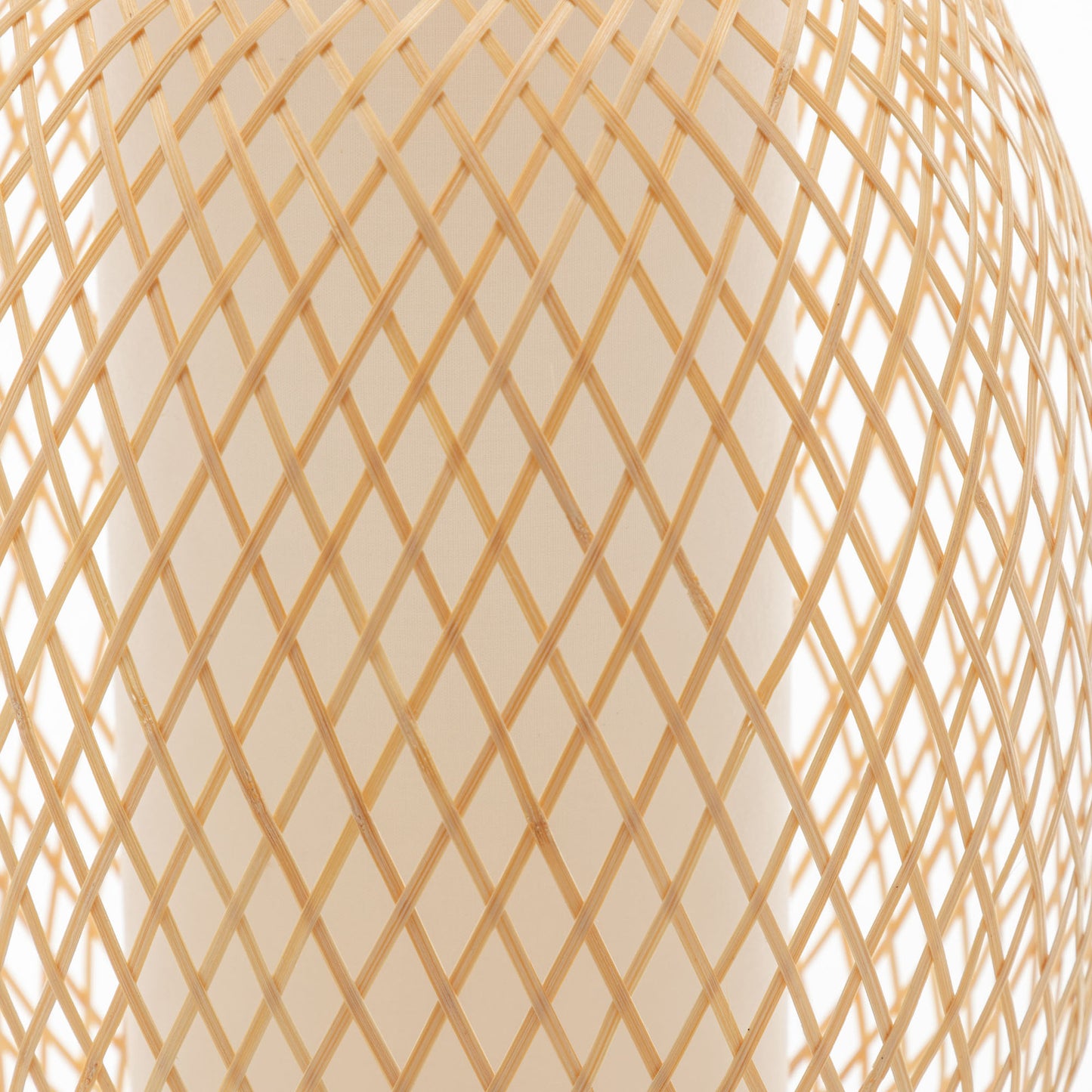 Oval Bamboo Lamp Shade