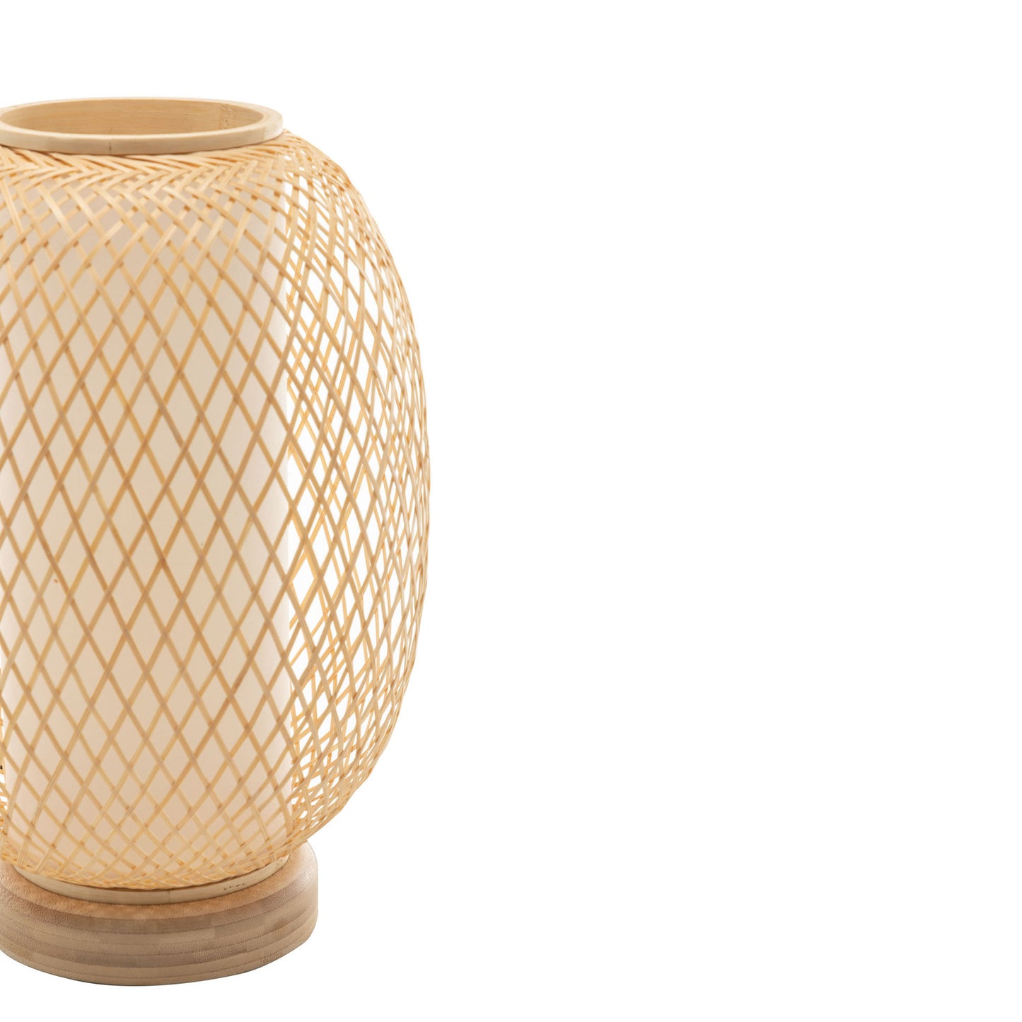 Oval Bamboo Lamp Shade