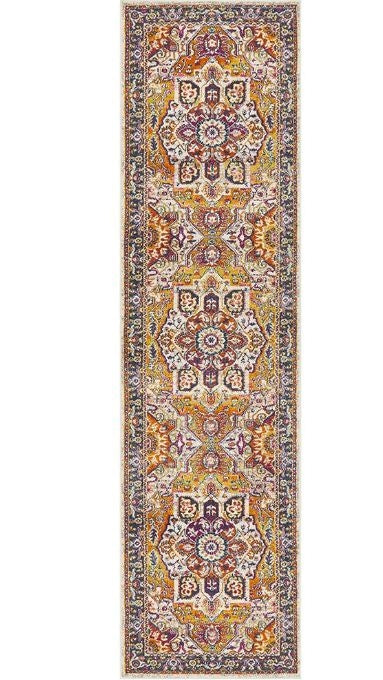 Babylon 207 Multi Runner by Rug Culture-300X80CM - RUNNER